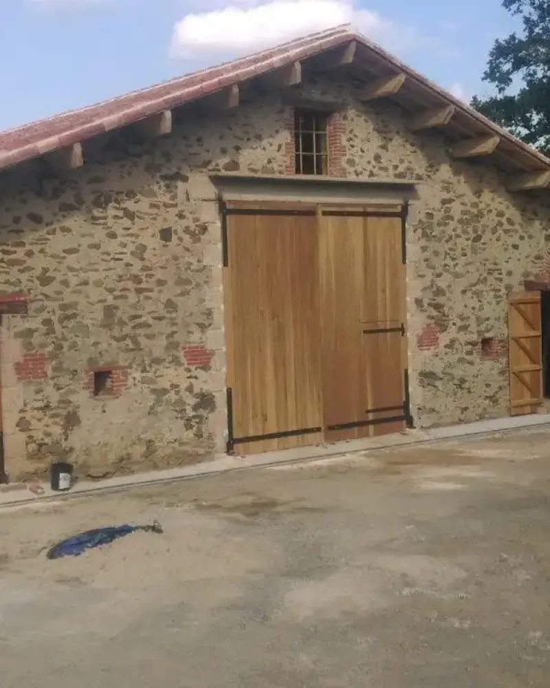 Réalisation menuiserie extérieure, AB Bois, Menuiserie artisanale, proche de Chantonnay